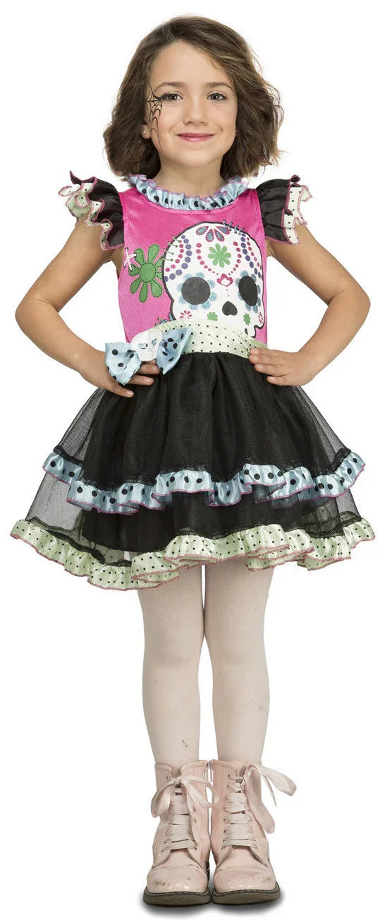 Disfraz de Calaverita Mexicana para Niña Catrina Viving